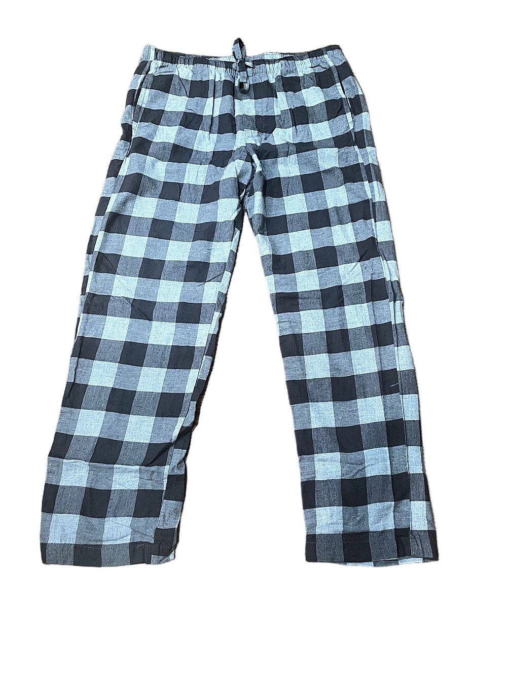 Gap Plaid Straight Leg leisure Pants in Gray & Charcoal